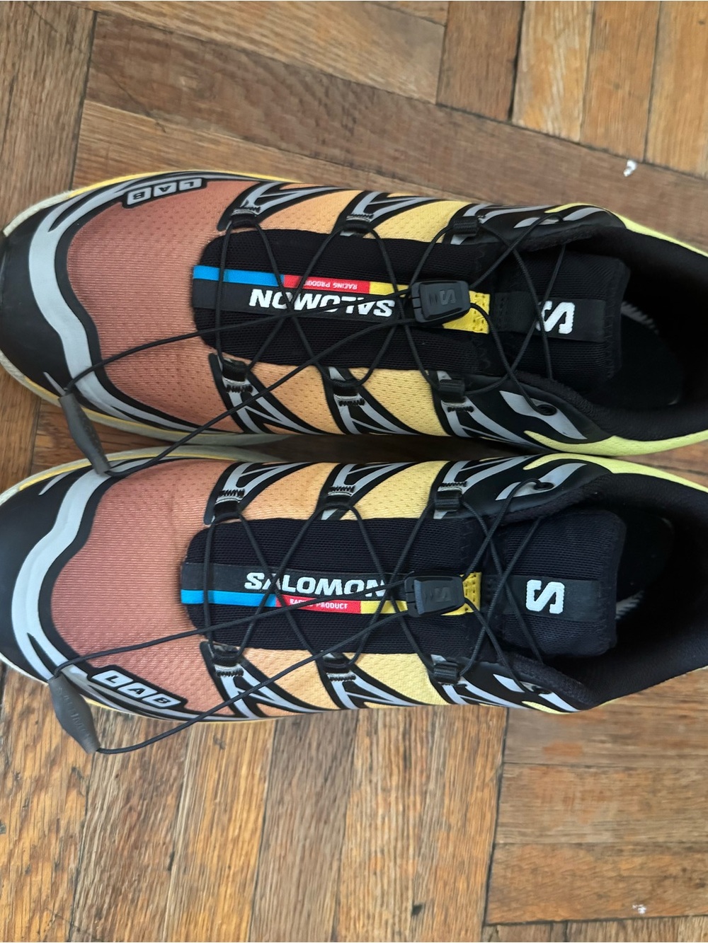 Salomon Men’s Orange Yellow Black Trail Sneakers